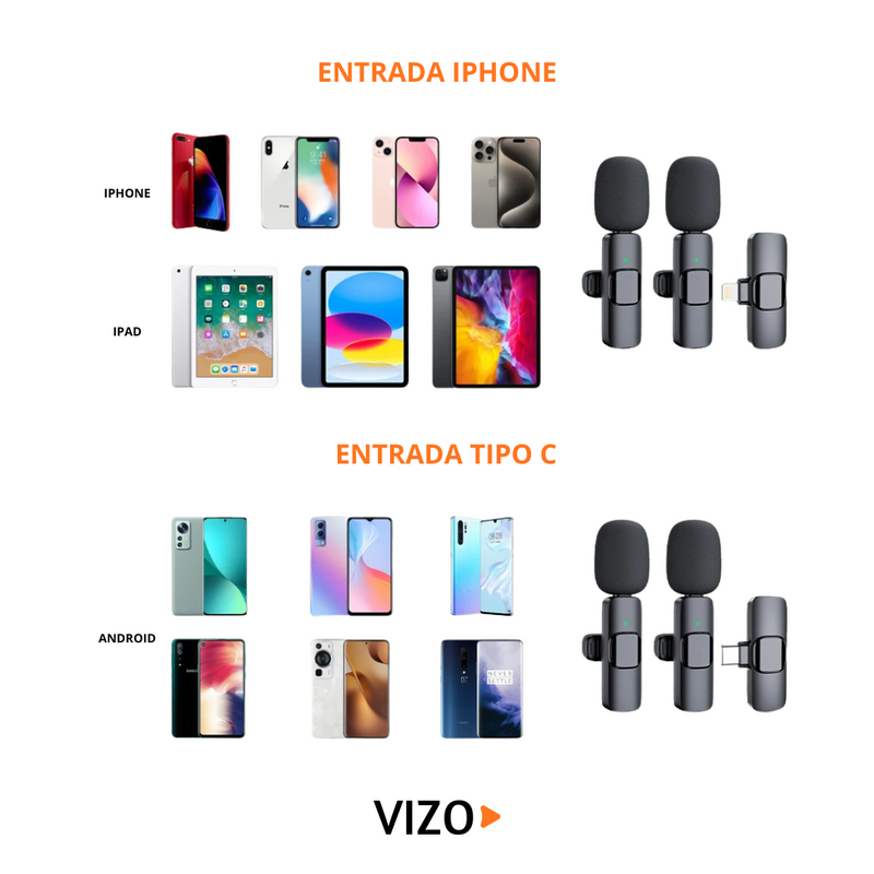 Mini Voz - Mini microfone portátil