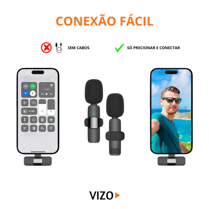 Mini Voz - Mini microfone portátil